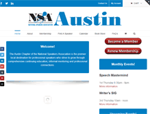 Tablet Screenshot of nsa-austin.com